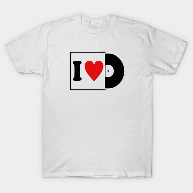 I LOVE VINYL T-Shirt by BG305